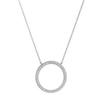 Collier Zanette Gioielli Femme in Or blanc Diamante GI-8000G-72 - GI-8000G-72